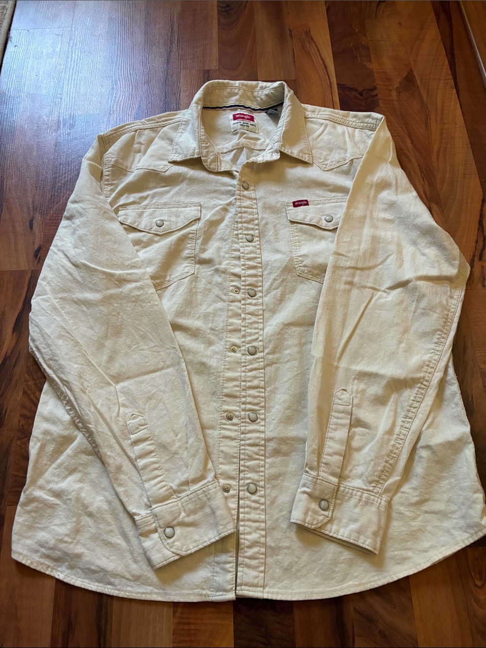Levi's Cream Western Snap-Front Shirt